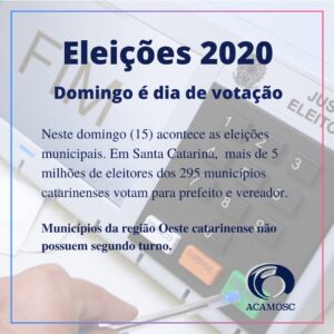 Read more about the article Eleições Municipais acontecem neste domingo