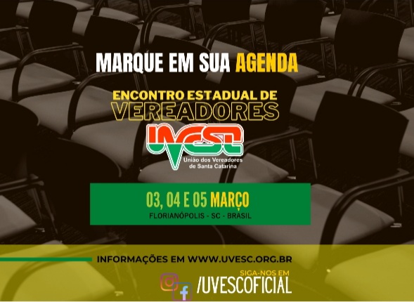 You are currently viewing Inscrições abertas para o Encontro Estadual de Vereadores 2021