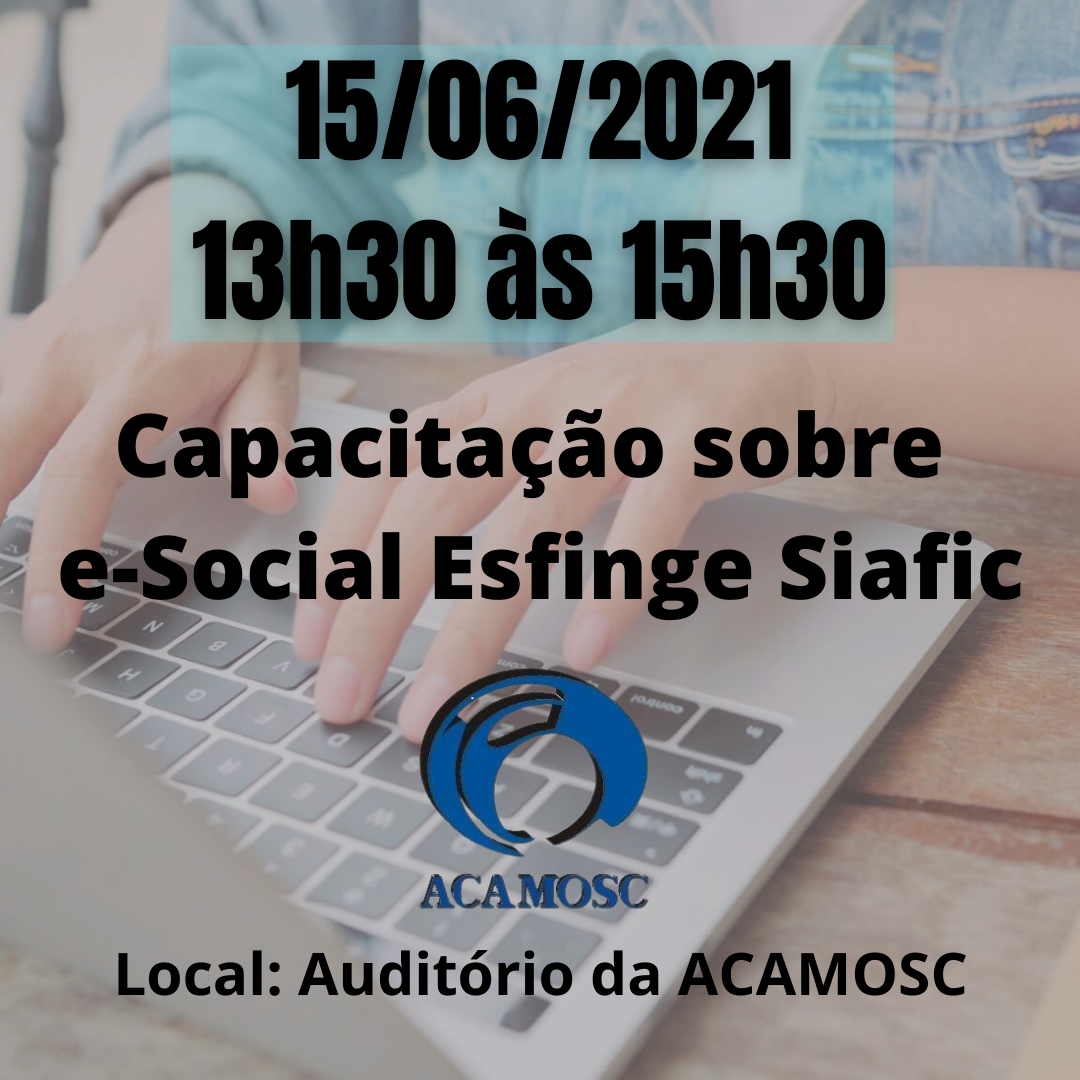 You are currently viewing Capacitação sobre e-Social Esfinge Siafic