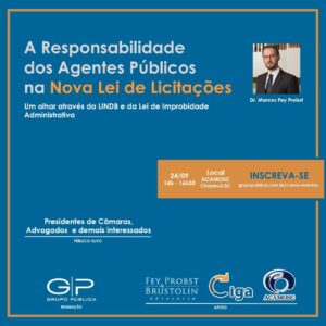 Read more about the article Curso: A responsabilidade dos Agentes Públicos na Nova Lei de Licitações.