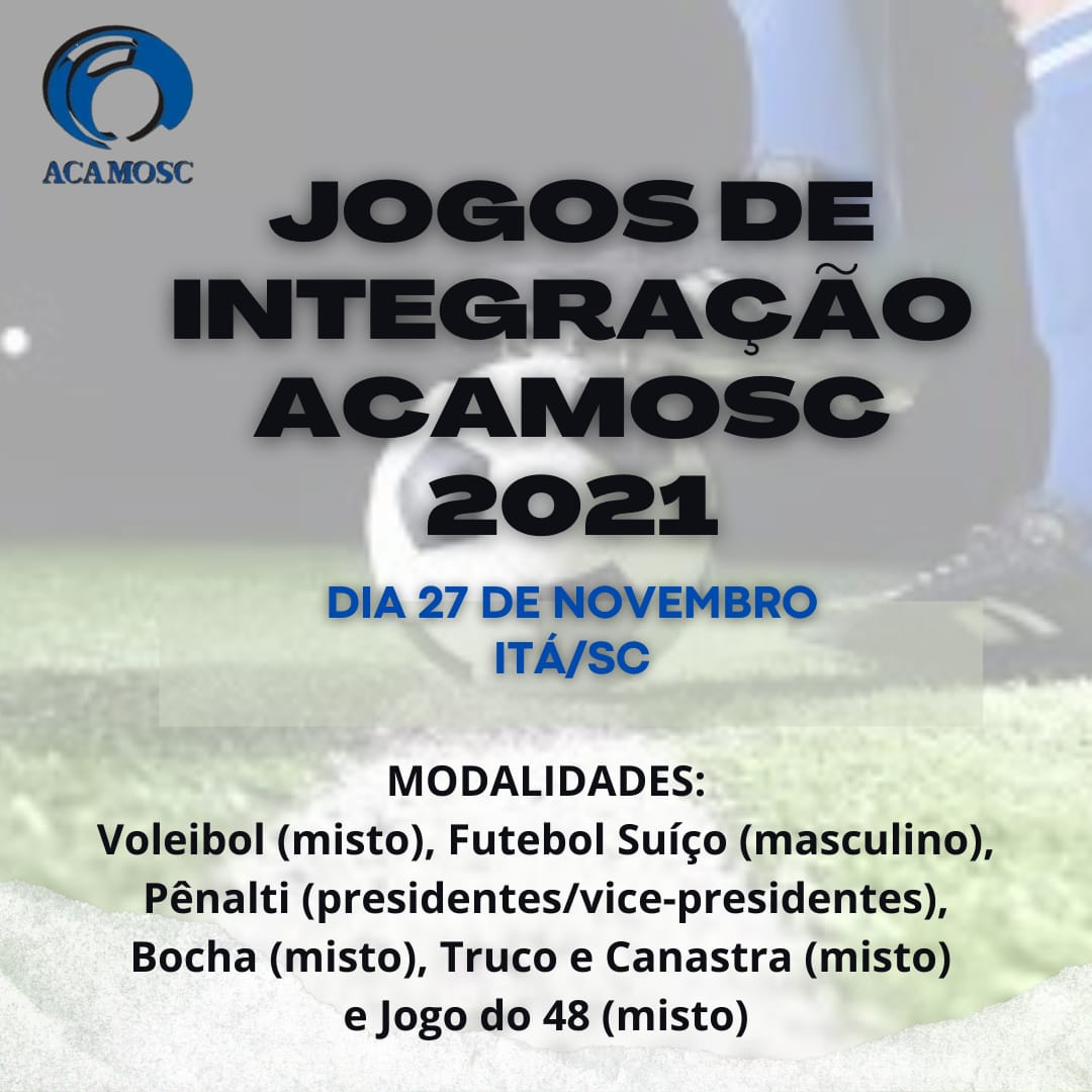 You are currently viewing JOGOS DE INTEGRAÇÃO DA ACAMOSC