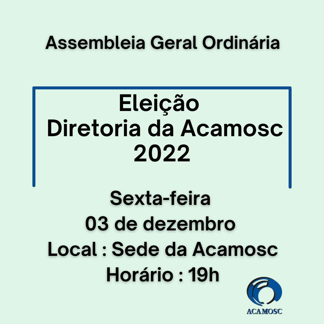 Read more about the article Assembleia Geral Ordinária