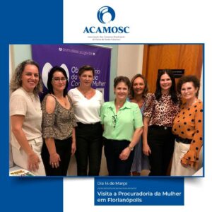 Read more about the article Visita a Procuradoria da Mulher da Alesc e Assembleia Legislativa do Estado de Santa Catarina em Florianópolis!