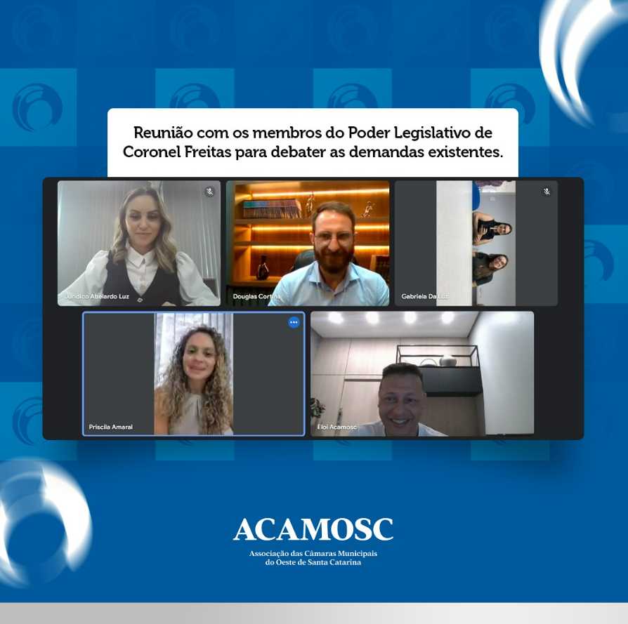 You are currently viewing Reunão com membros do Poder Legislativo de Coronel Freitas