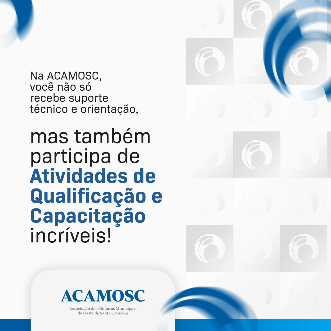 You are currently viewing Na ACAMOSC, você não só recebe suporte técnico e orientação, mas também participa de atividades de qualificação e capacitação incríveis!