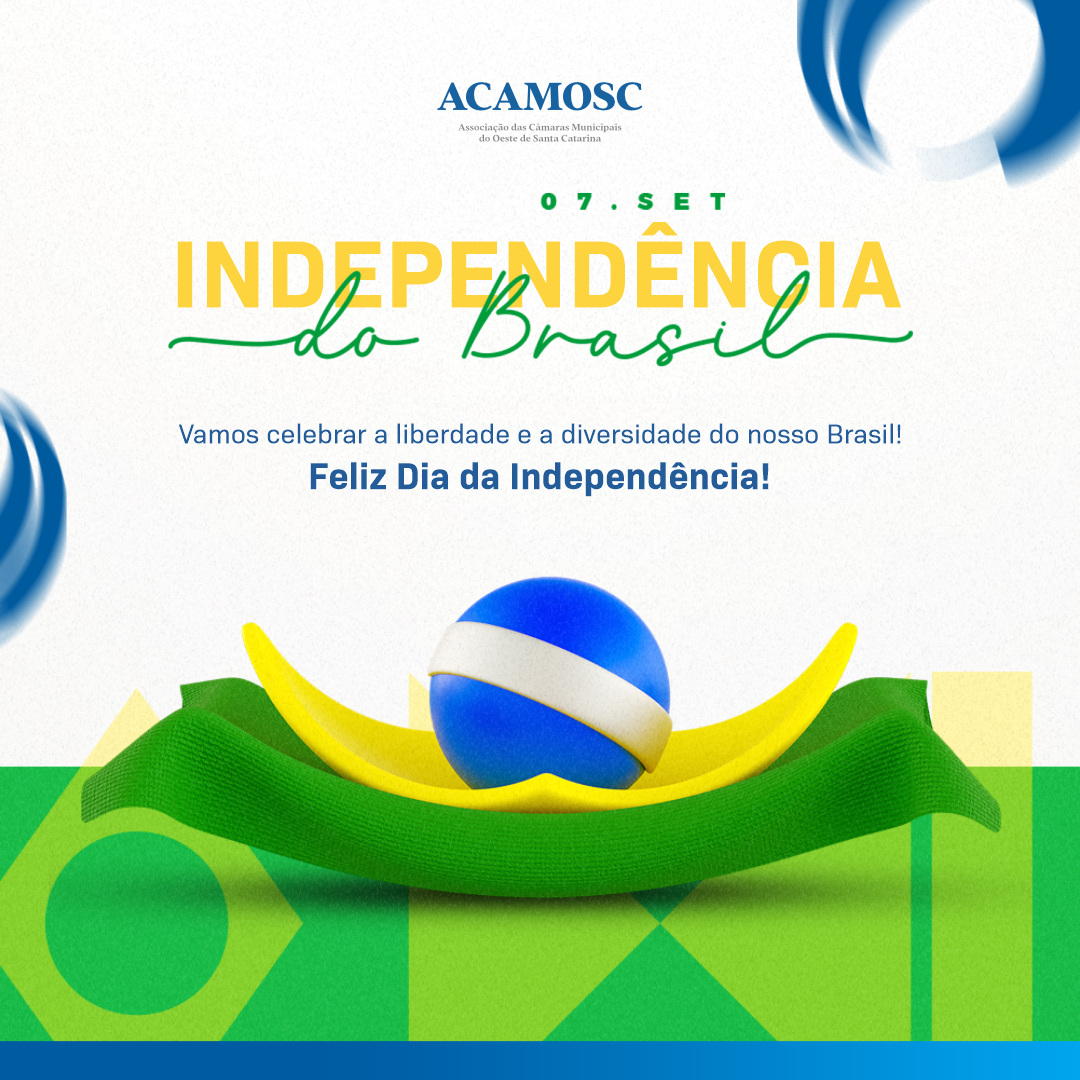 You are currently viewing 7 de Setembro – Feliz dia da Independência!