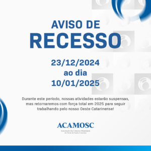 Read more about the article Aviso de Recesso